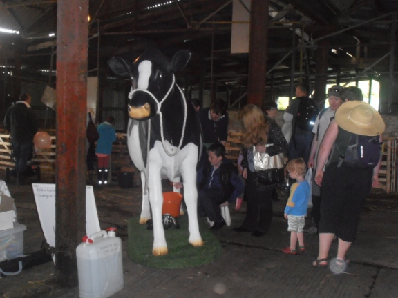 Milking cow